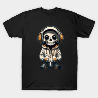 Funny mini skeleton halloween T-Shirt